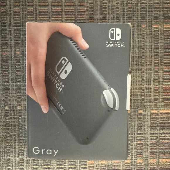Nintendo Gray Handheld Console Compact Design